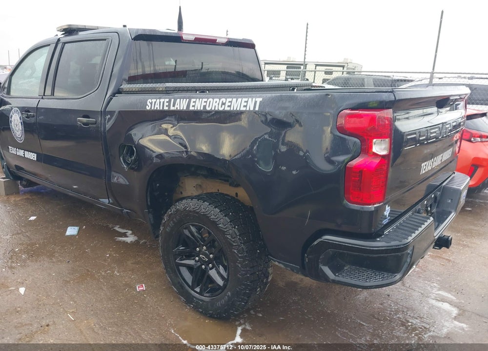 2024 CHEVROLET SILVERADO 1500 4WD  SHORT BED CUSTOM TRAIL BOSS VIN: 3GCUDCED7RG171789