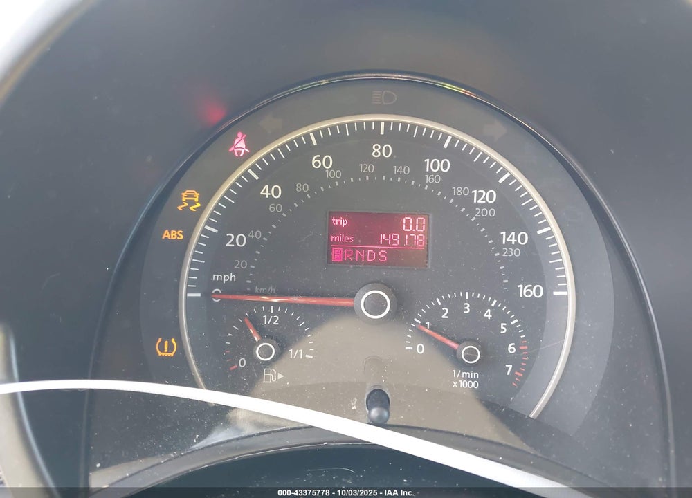 2010 VOLKSWAGEN BEETLE VIN: 3VWPG3AGXAM002499