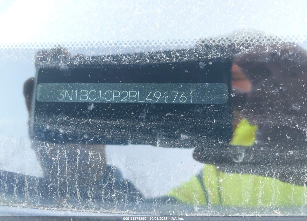 2011 NISSAN VERSA 1.8S VIN: 3N1BC1CP2BL491761