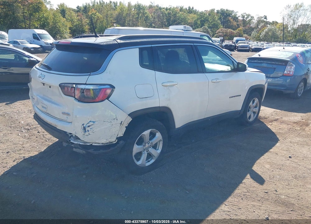 2018 JEEP COMPASS LATITUDE 4X4 VIN: 3C4NJDBB8JT416701