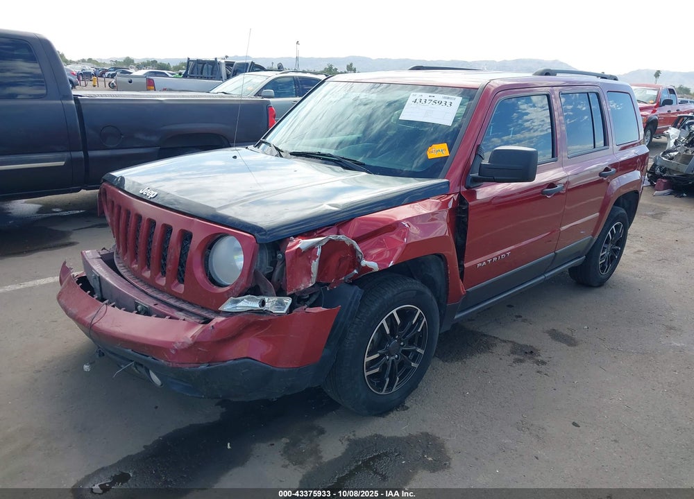 2017 JEEP PATRIOT VIN: 1C4NJPBA2HD141450