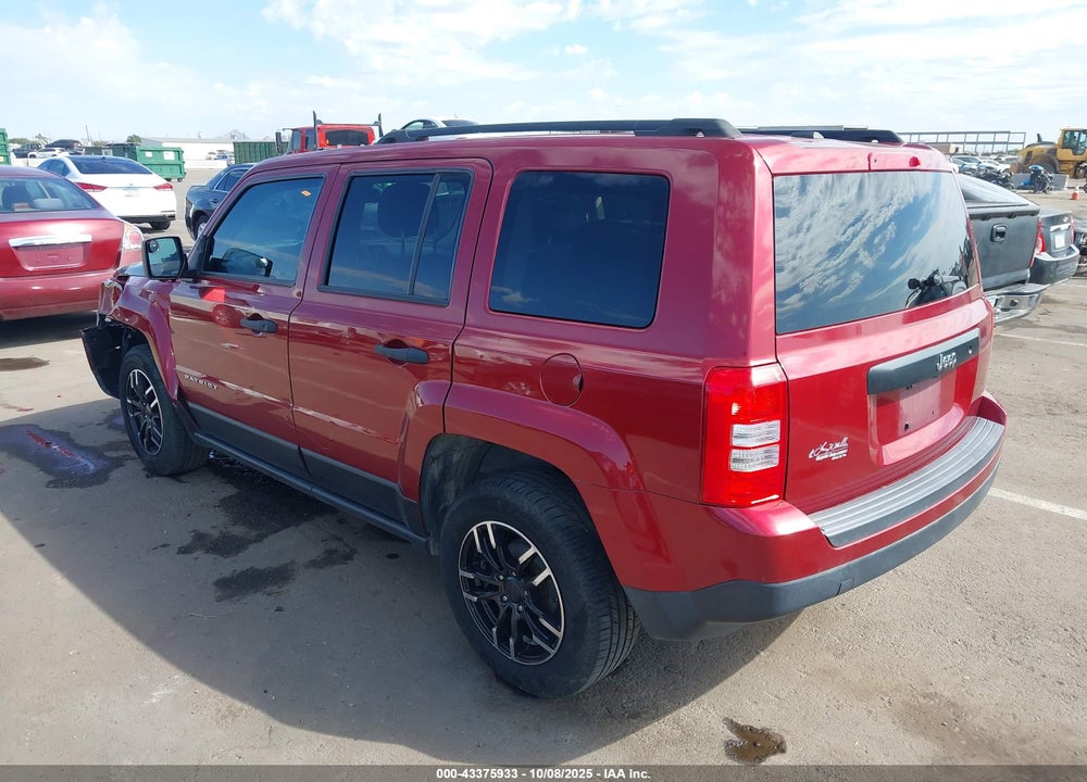2017 JEEP PATRIOT VIN: 1C4NJPBA2HD141450