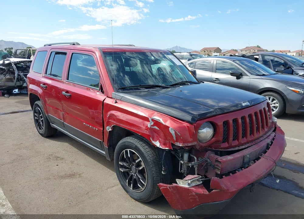 2017 JEEP PATRIOT VIN: 1C4NJPBA2HD141450