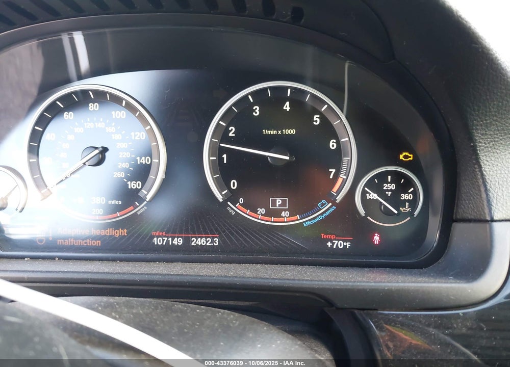 2013 BMW 550I VIN: WBAFR9C54DDX81189