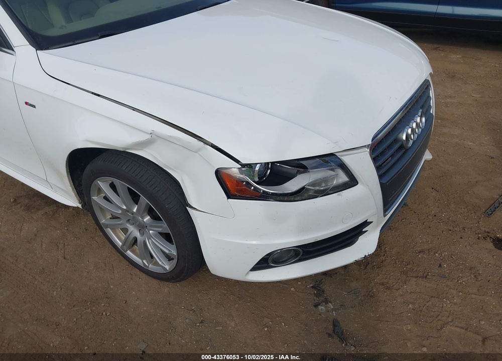 2012 AUDI A4 VIN: WAUFFAFL7CA118543