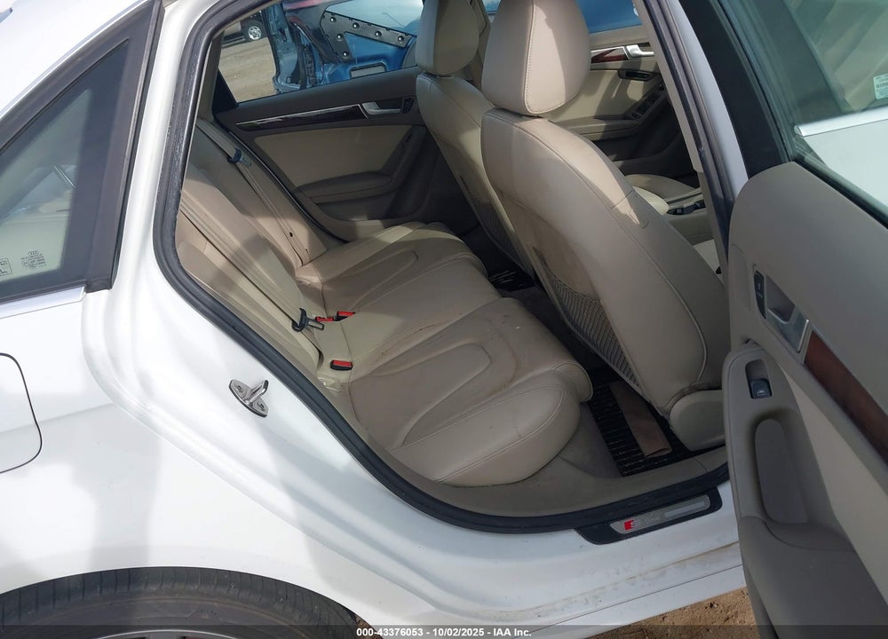 2012 AUDI A4 VIN: WAUFFAFL7CA118543