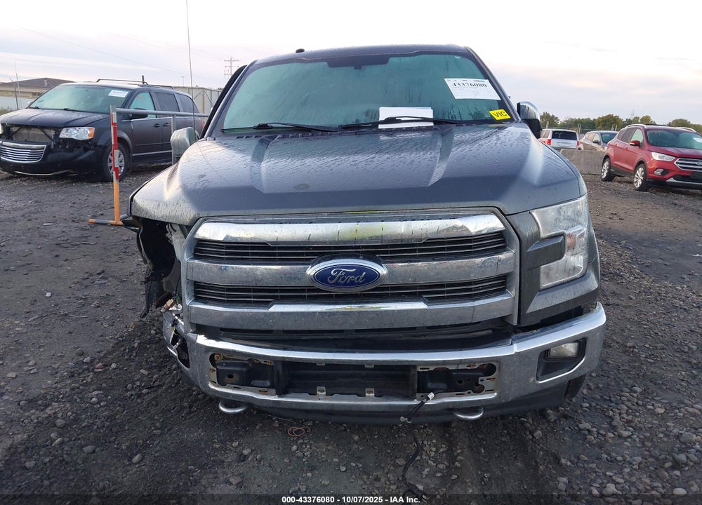 2017 FORD F-150 LARIAT VIN: 1FTFX1EG6HFA98297