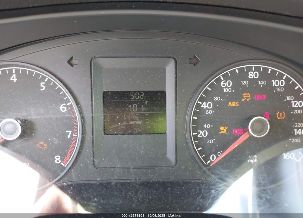 2012 VOLKSWAGEN JETTA 2.0L S VIN: 3VW2K7AJ9CM352060
