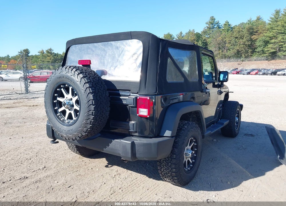 2013 JEEP WRANGLER SPORT VIN: 1C4AJWAGXDL706381