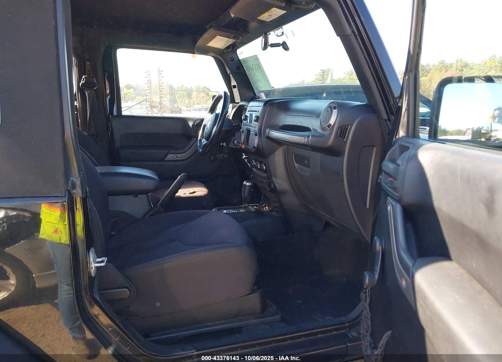 2013 JEEP WRANGLER SPORT VIN: 1C4AJWAGXDL706381