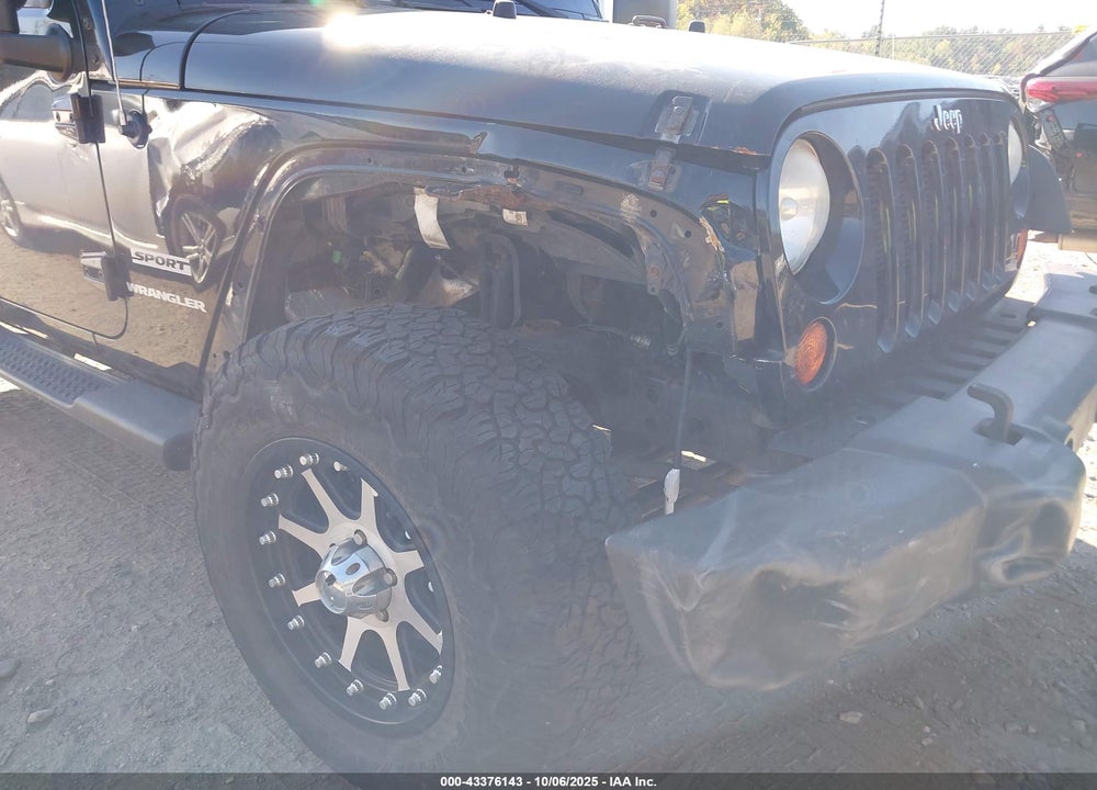 2013 JEEP WRANGLER SPORT VIN: 1C4AJWAGXDL706381