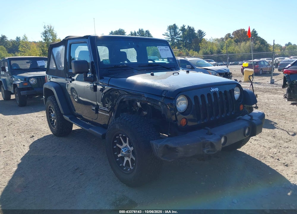 2013 JEEP WRANGLER SPORT VIN: 1C4AJWAGXDL706381