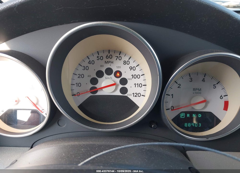 2007 DODGE CALIBER R/T VIN: 1B3HB78K37D412154