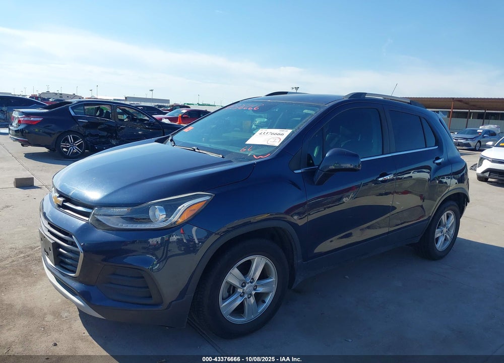 2018 CHEVROLET TRAX LT VIN: 3GNCJLSB9JL404422