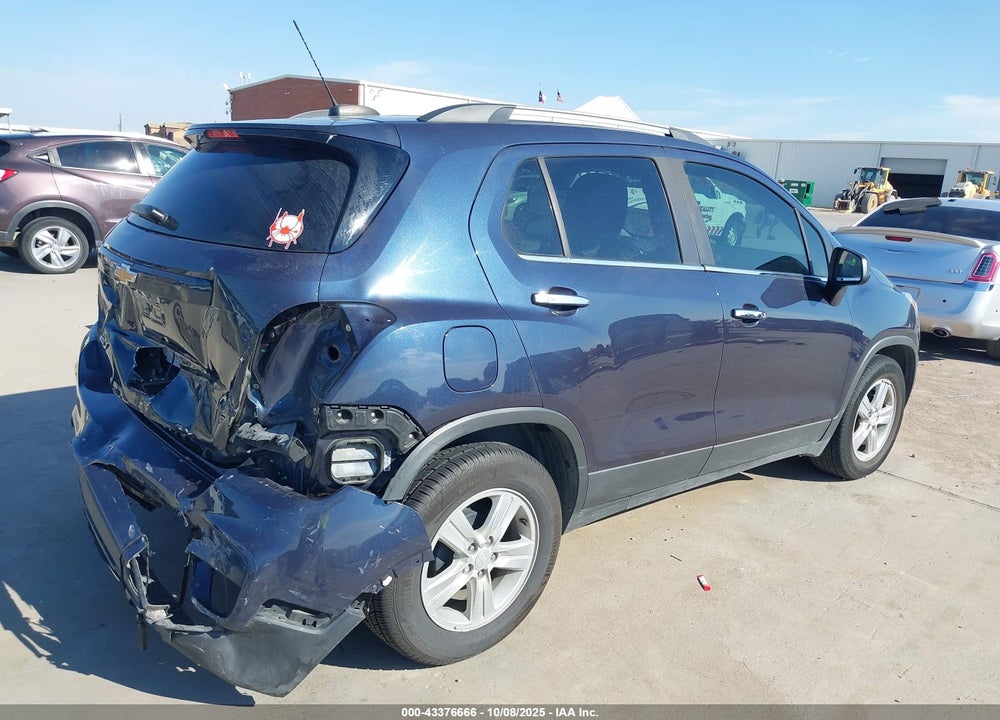 2018 CHEVROLET TRAX LT VIN: 3GNCJLSB9JL404422