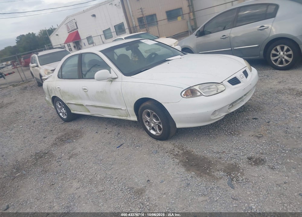 2000 HYUNDAI ELANTRA GLS VIN: KMHJF35F7YU032896