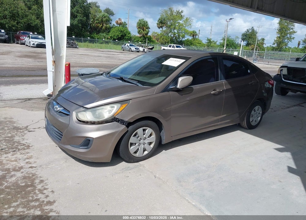 2013 HYUNDAI ACCENT VIN: KMHCT4AE8DU489621