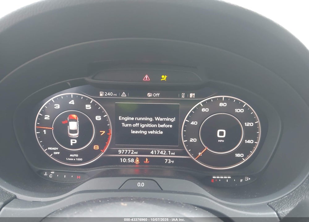 2020 AUDI A3 PREMIUM PLUS 45 TFSI S LINE QUATTRO S TRONIC VIN: WAUJEGFF4LA105355