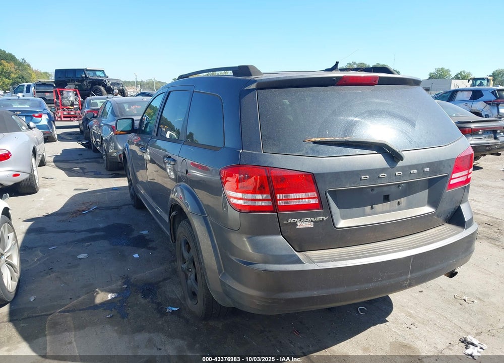 2016 DODGE JOURNEY VIN: 3C4PDCAB2GT166280