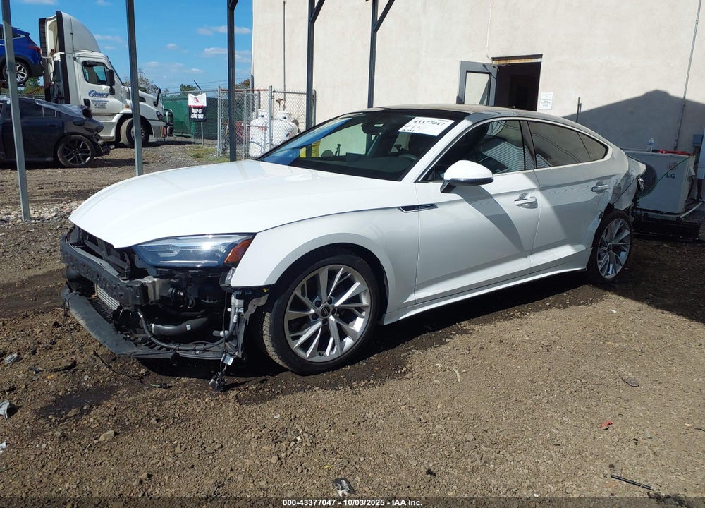 2022 AUDI A5 SPORTBACK PREMIUM 40 TFSI QUATTRO S TRONIC VIN: WAUABCF52NA030845