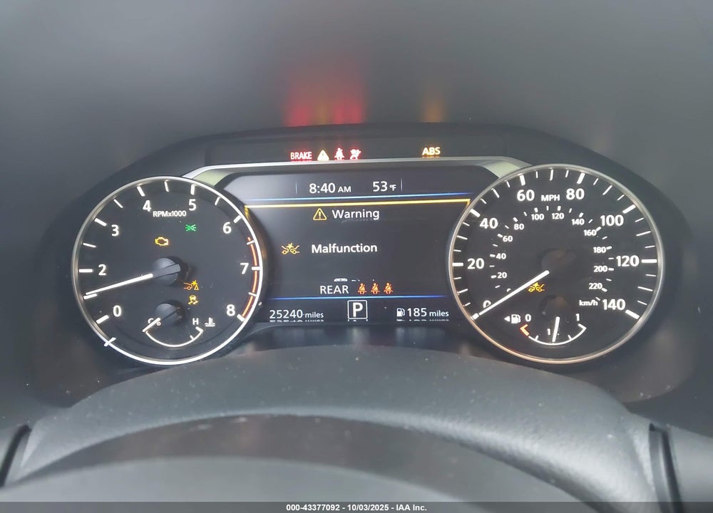 2025 NISSAN ALTIMA VIN: 1N4BL4DV5SN312338