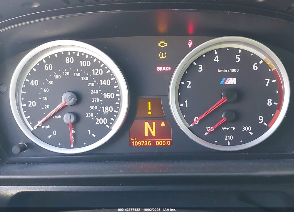 2008 BMW M5 VIN: WBSNB93548CX10453