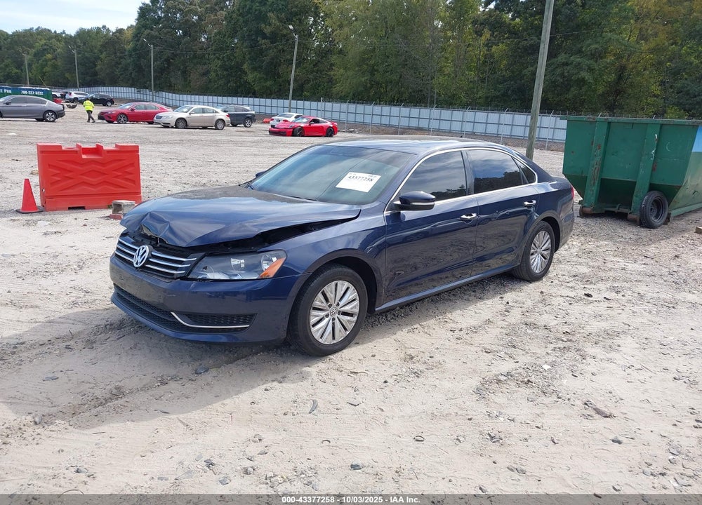 2014 VOLKSWAGEN PASSAT VIN: 1VWBT7A38EC051282