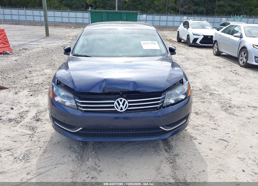 2014 VOLKSWAGEN PASSAT VIN: 1VWBT7A38EC051282
