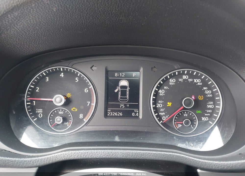 2014 VOLKSWAGEN PASSAT VIN: 1VWBT7A38EC051282
