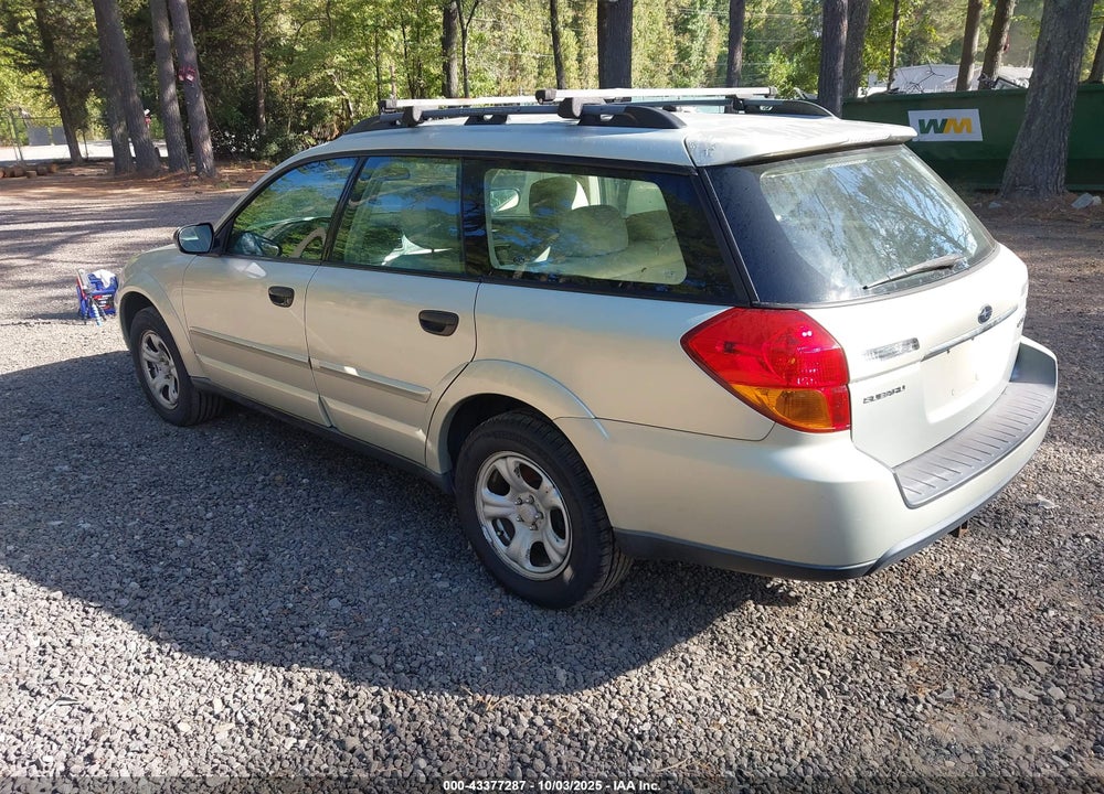 2007 SUBARU OUTBACK VIN: 4S4BP61C376311232