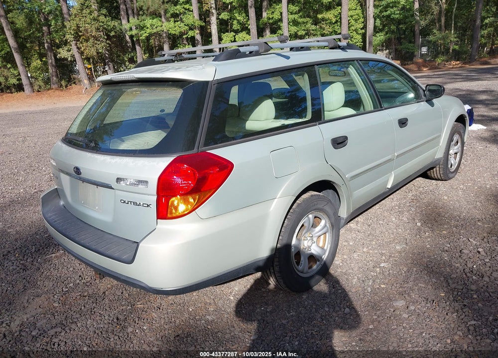 2007 SUBARU OUTBACK VIN: 4S4BP61C376311232