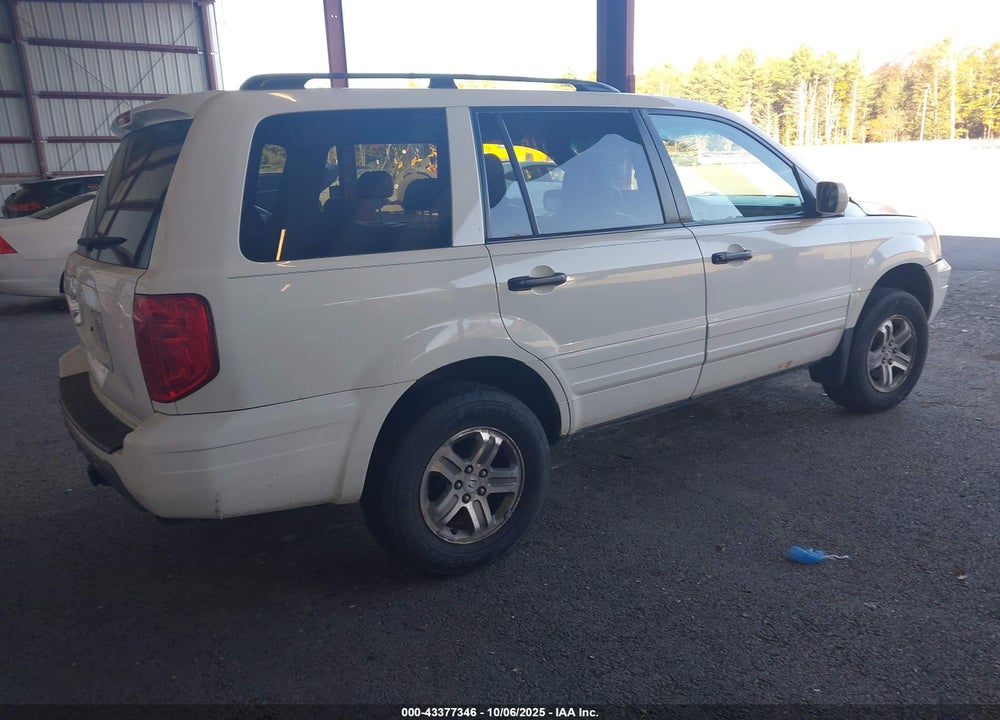 2003 HONDA PILOT EX-L VIN: 2HKYF18583H502608