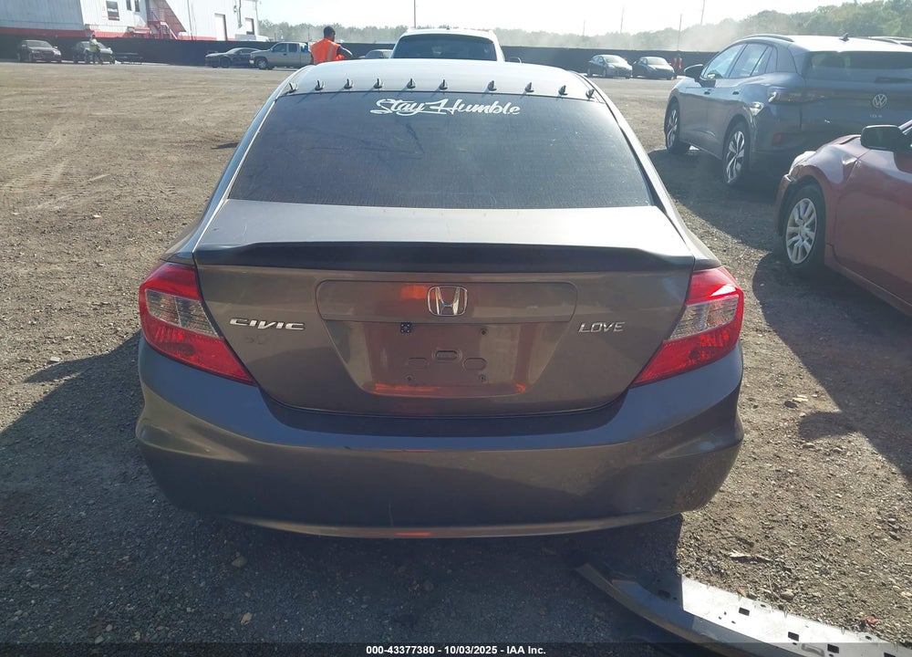 2012 HONDA CIVIC VIN: 2HGFB2F55CH605488