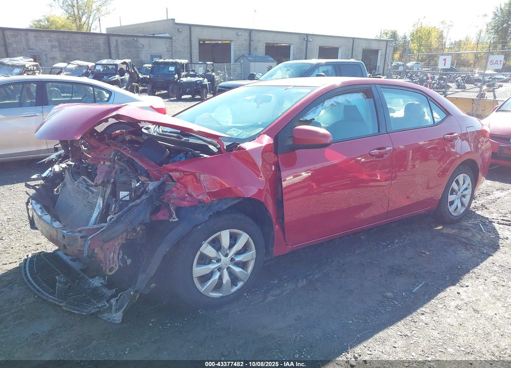 2015 TOYOTA COROLLA LE VIN: 2T1BURHE1FC294797