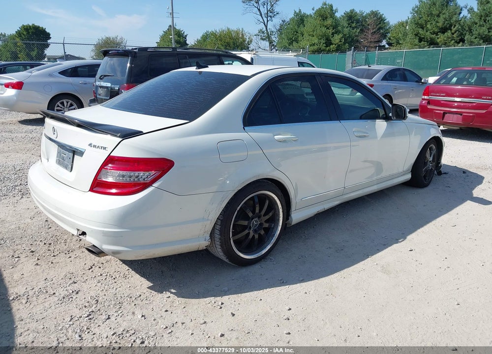 2008 MERCEDES-BENZ C 300 SPORT 4MATIC VIN: WDDGF81X38F111647