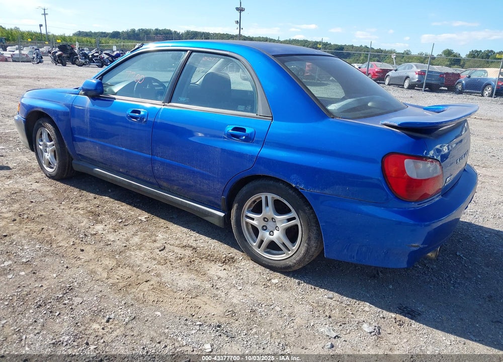 2002 SUBARU IMPREZA WRX VIN: JF1GD29652H512675