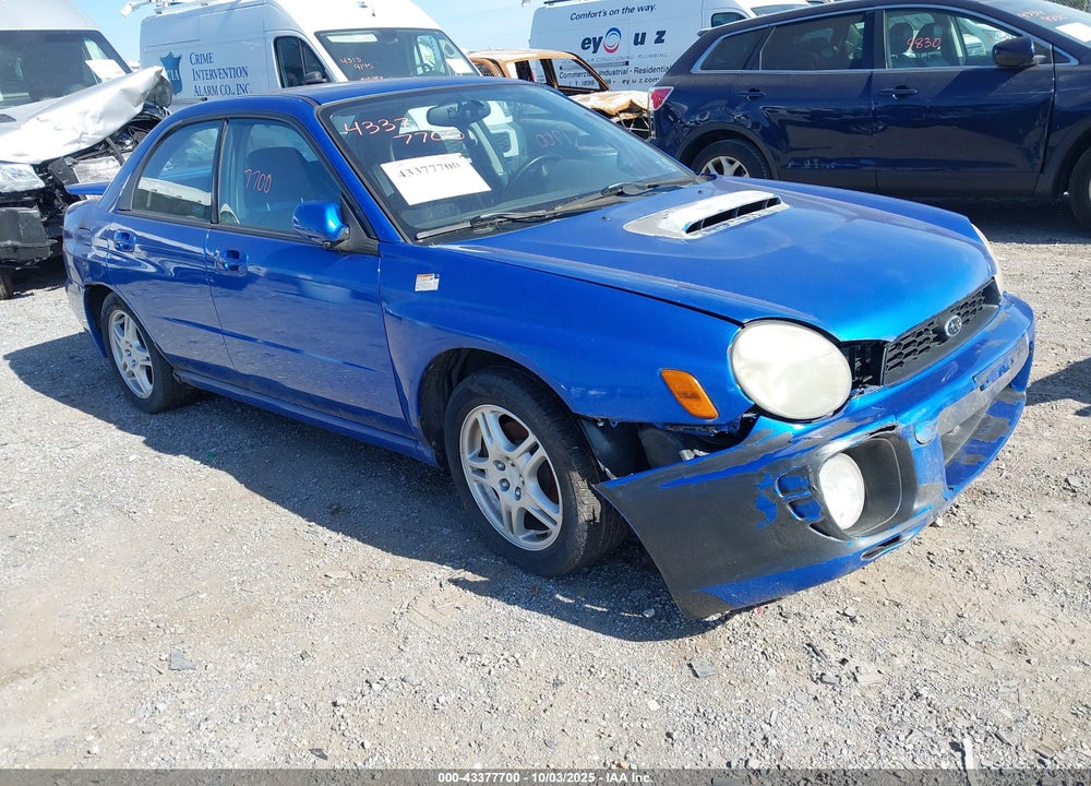 2002 SUBARU IMPREZA WRX VIN: JF1GD29652H512675