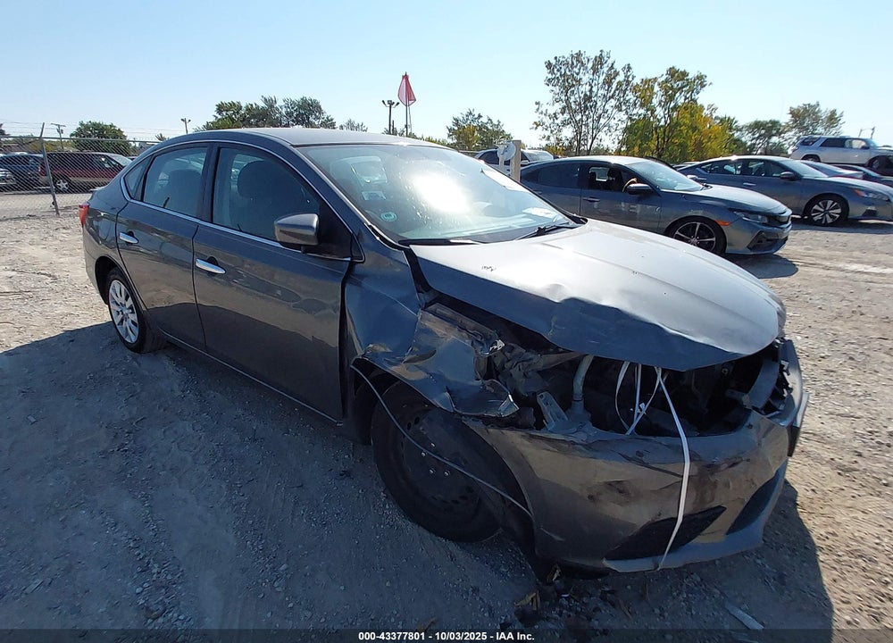2019 NISSAN SENTRA S VIN: 3N1AB7AP7KY221240