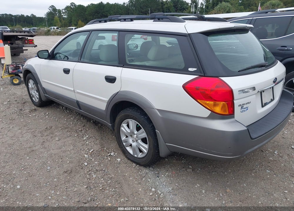 2005 SUBARU OUTBACK 2.5I VIN: 4S4BP61C957309556