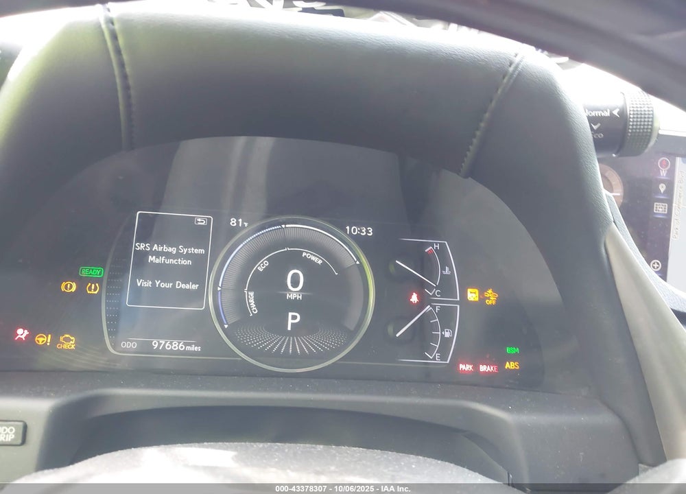 2019 LEXUS ES 300H VIN: JTHB21B17K2007855