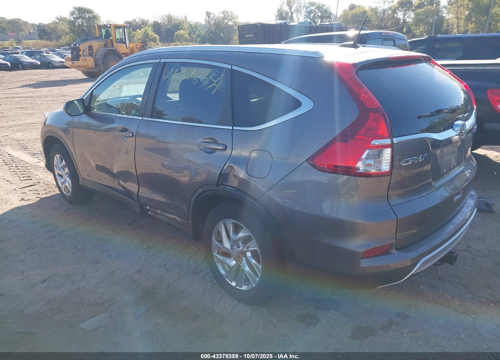 2015 HONDA CR-V EX-L VIN: 5J6RM4H72FL002774