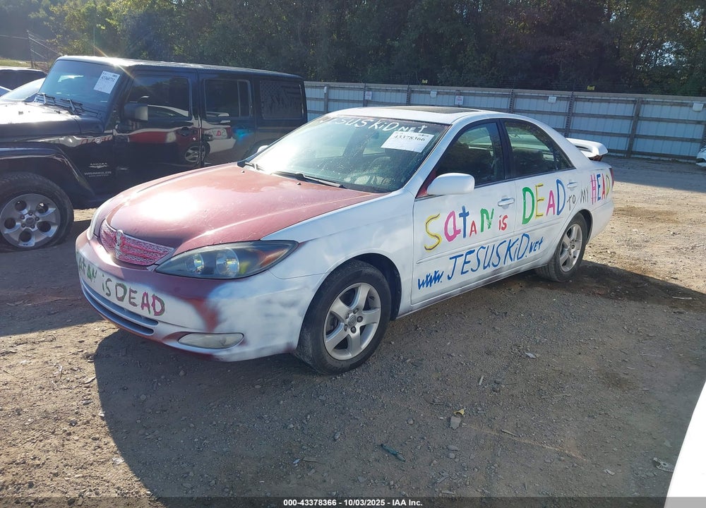 2002 TOYOTA CAMRY SE V6 VIN: 4T1BF32K12U029988