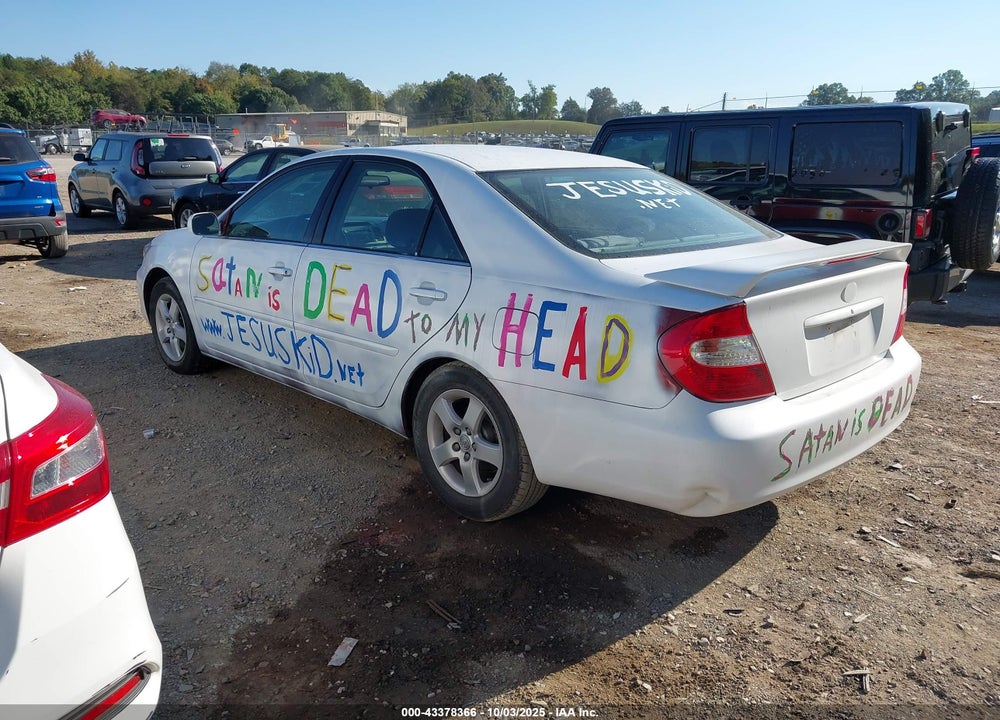 2002 TOYOTA CAMRY SE V6 VIN: 4T1BF32K12U029988