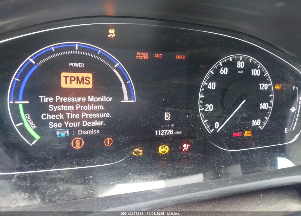 2018 HONDA ACCORD HYBRID TOURING VIN: 1HGCV3F93JA004434