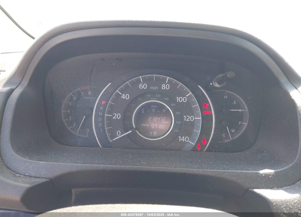 2012 HONDA CR-V EX-L VIN: JHLRM3H72CC004958