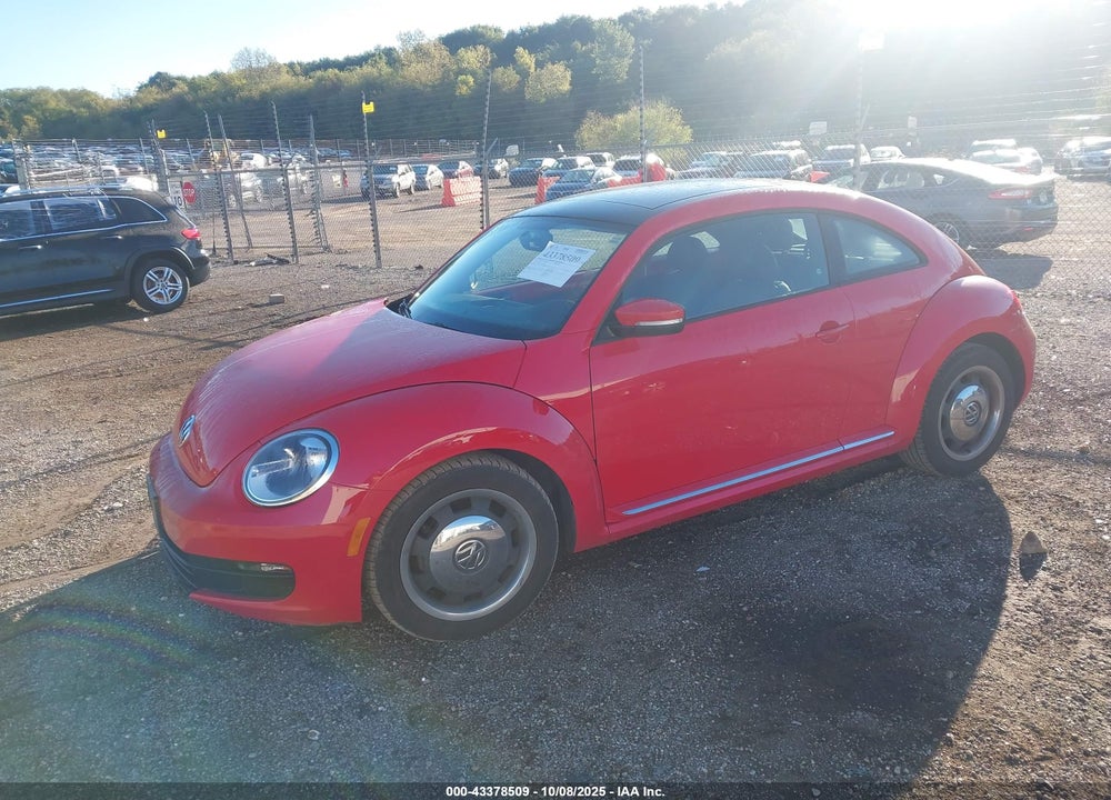 2012 VOLKSWAGEN BEETLE 2.5L VIN: 3VWJP7AT2CM638332