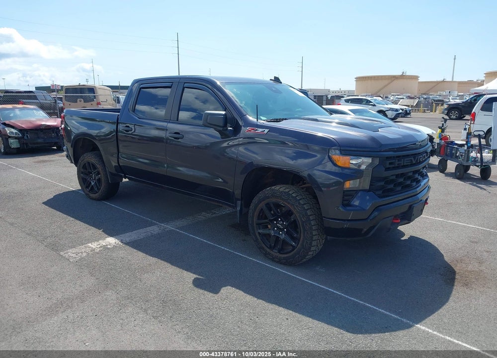 2022 CHEVROLET SILVERADO 1500 4WD  SHORT BED CUSTOM TRAIL BOSS VIN: 3GCPDCEK8NG635534