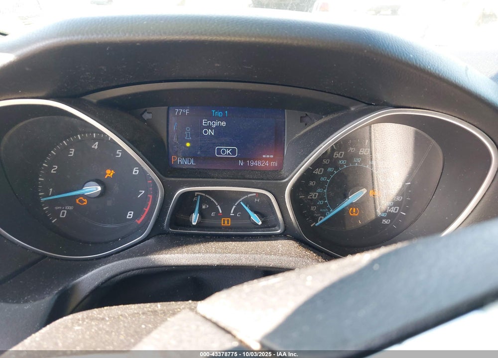 2012 FORD FOCUS SE VIN: 1FAHP3K2XCL254953