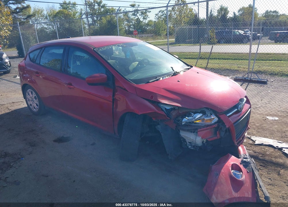 2012 FORD FOCUS SE VIN: 1FAHP3K2XCL254953