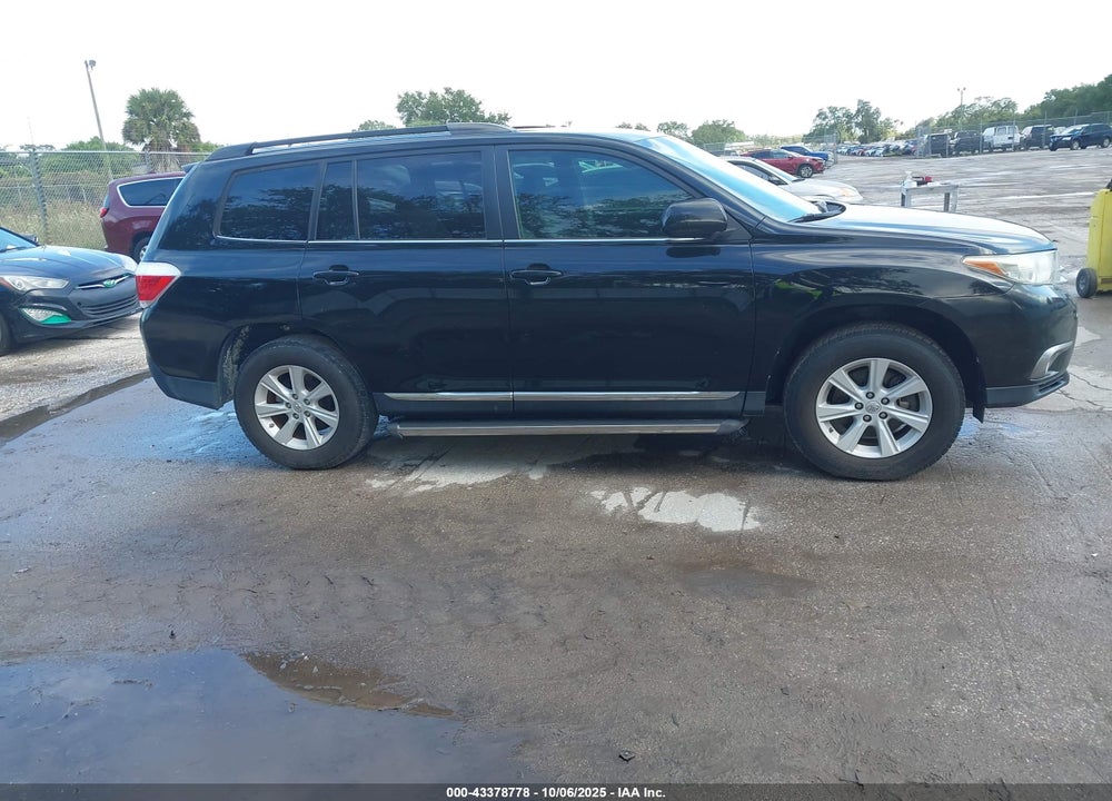 2013 TOYOTA HIGHLANDER VIN: 5TDZK3EH0DS109529